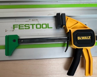 Festool Track Pieces for 2 Dewalt Trigger Clamps - Does not include clamps
