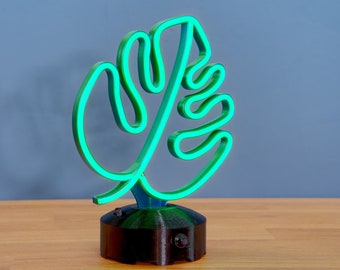 Neon Sign - Leaf Shape