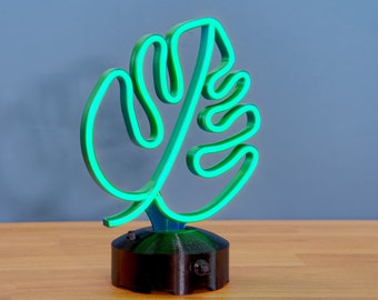 Neon Sign - Leaf Shape