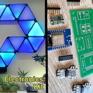 GeoLeaf PCB (unsoldered) with components