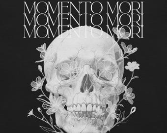 Koszulka Momento Mori Skull and Flowers męska i damska