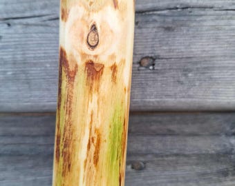 Handmade Welsh Alder Walking Stick: Rustic Hiking Stick