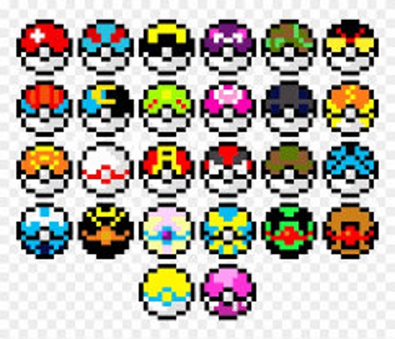 Pokeball : r/PixelArt