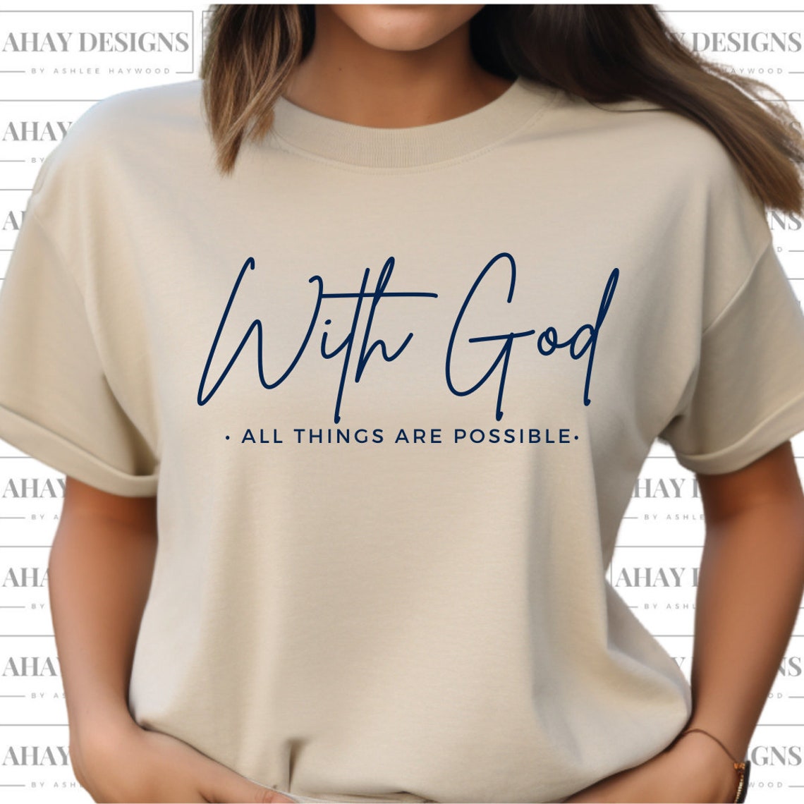 With God All Things Are Possible Svg Thanksgiving Svg Christian Svg ...