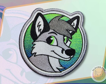 Cute Fox - Furry Themed Embroidered Patch