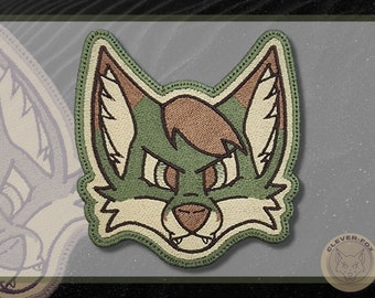 MadFox Tactical - Furry Themed Embroidered Patch - Angy lil Fox