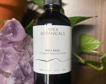 Holy Basil Tincture, Ocimum tenuiflorum, Tulsi Tincture