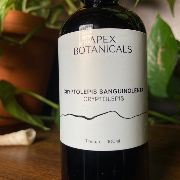 Cryptolepis sanguinolenta Tincture, made from Cryptolepis Root | 1:4, 1oz - 17oz, Buhner Herbs, Buhner Protocol, Botanical Extracts
