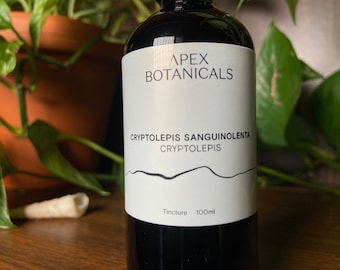 Cryptolepis sanguinolenta Tincture, made from Cryptolepis Root | 1:4, 1oz - 17oz, Buhner Herbs, Buhner Protocol, Botanical Extracts