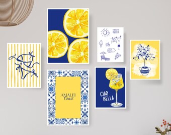 Amalfi Coast Art Print: Mediterranean Summer Decor (Digital Download)