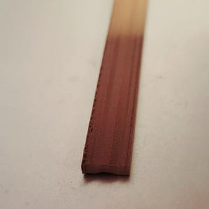Dark Walnut Chair Rail, Window Trim even Door 1/2" Dollhouse Miniature Molding 1:12 made in USA