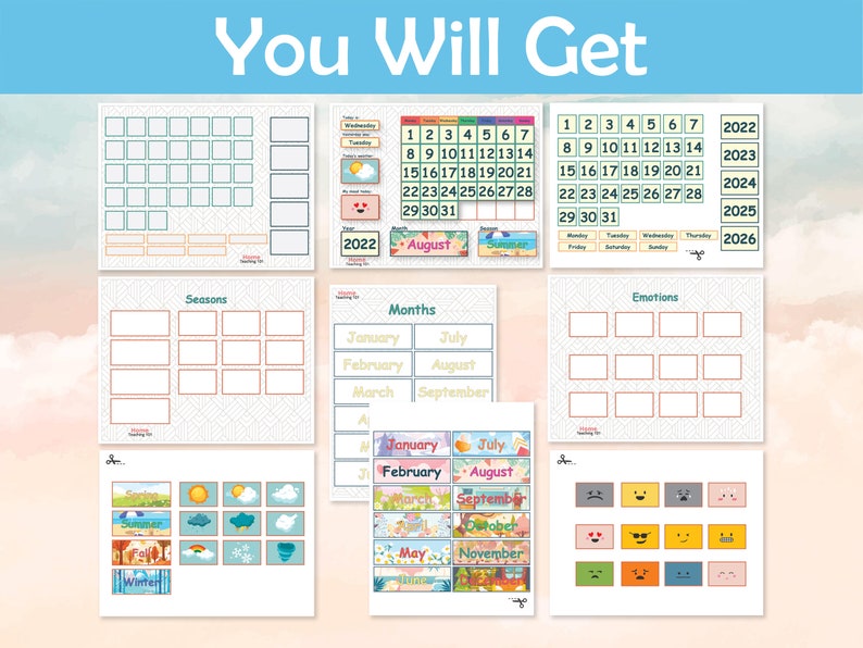 Kids Activity Calendar Printable
