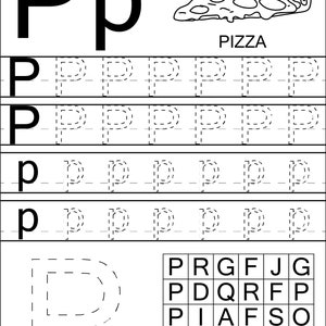 26 Printable Illustrated Alphabet Print Letters Preschool - Etsy