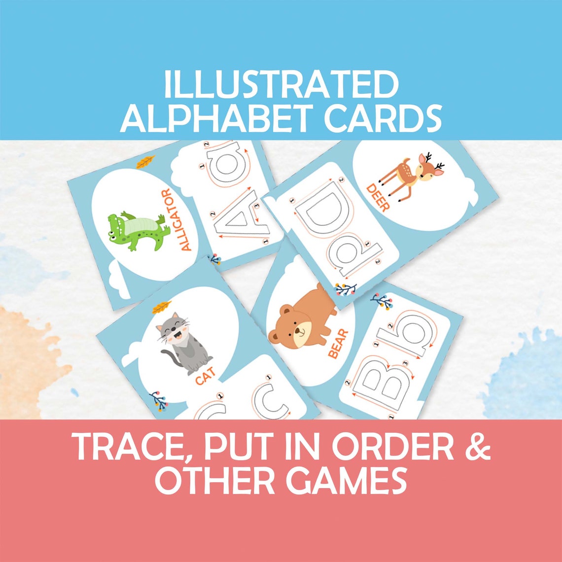 Alphabet Worksheet, Montessori Printable, Tracing Alphabet, Alphabet ...