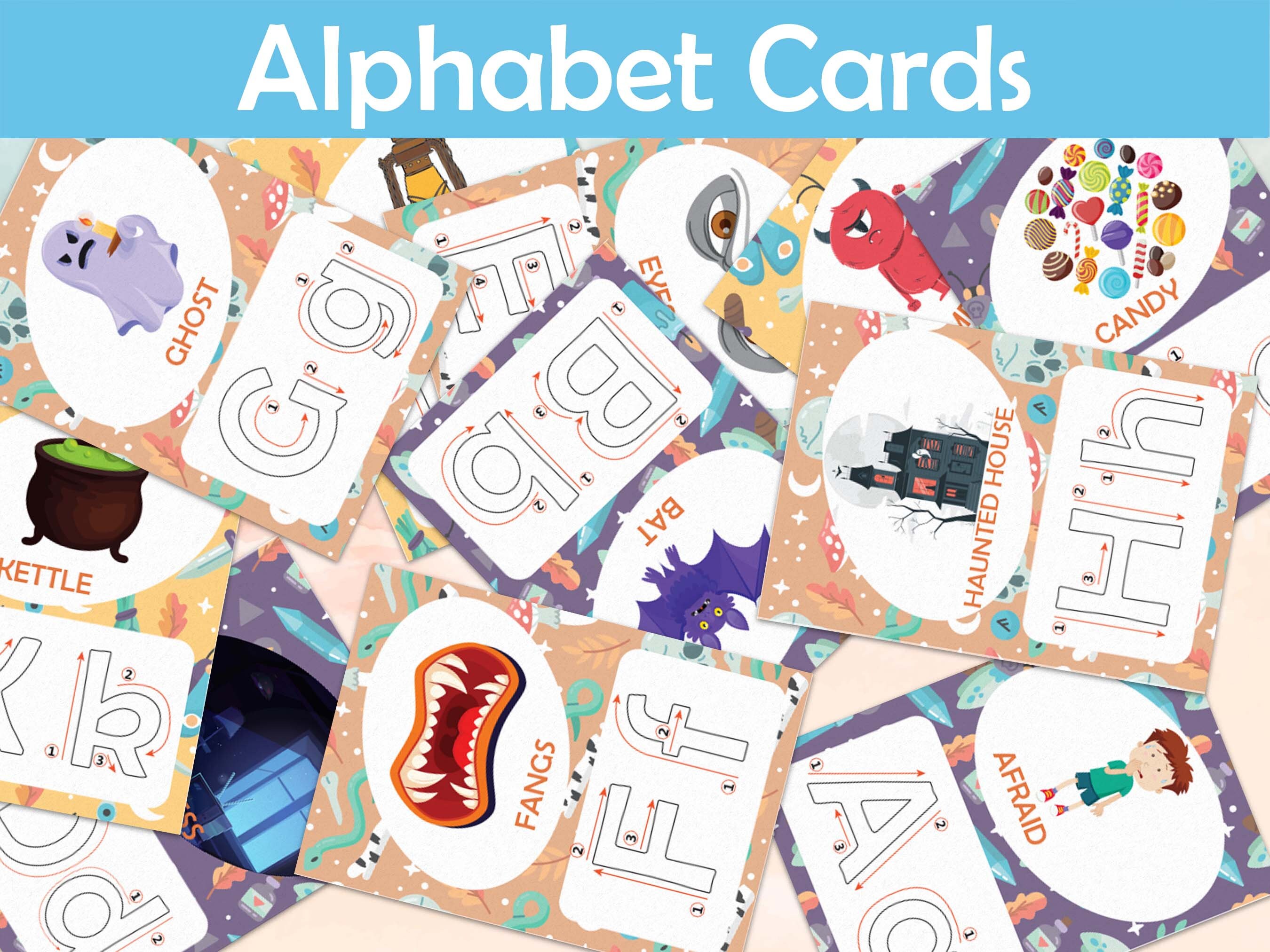 Alphabet Worksheet Montessori Printable Tracing Alphabet - Etsy