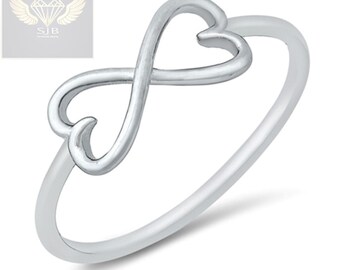 Anillos Románticos De Corazón Infinito Para Mujer, Anillos De Compromiso De Boda, Accorios De Circón De Cristal, Joyería De Moda, DZR026 - AliExprs 36