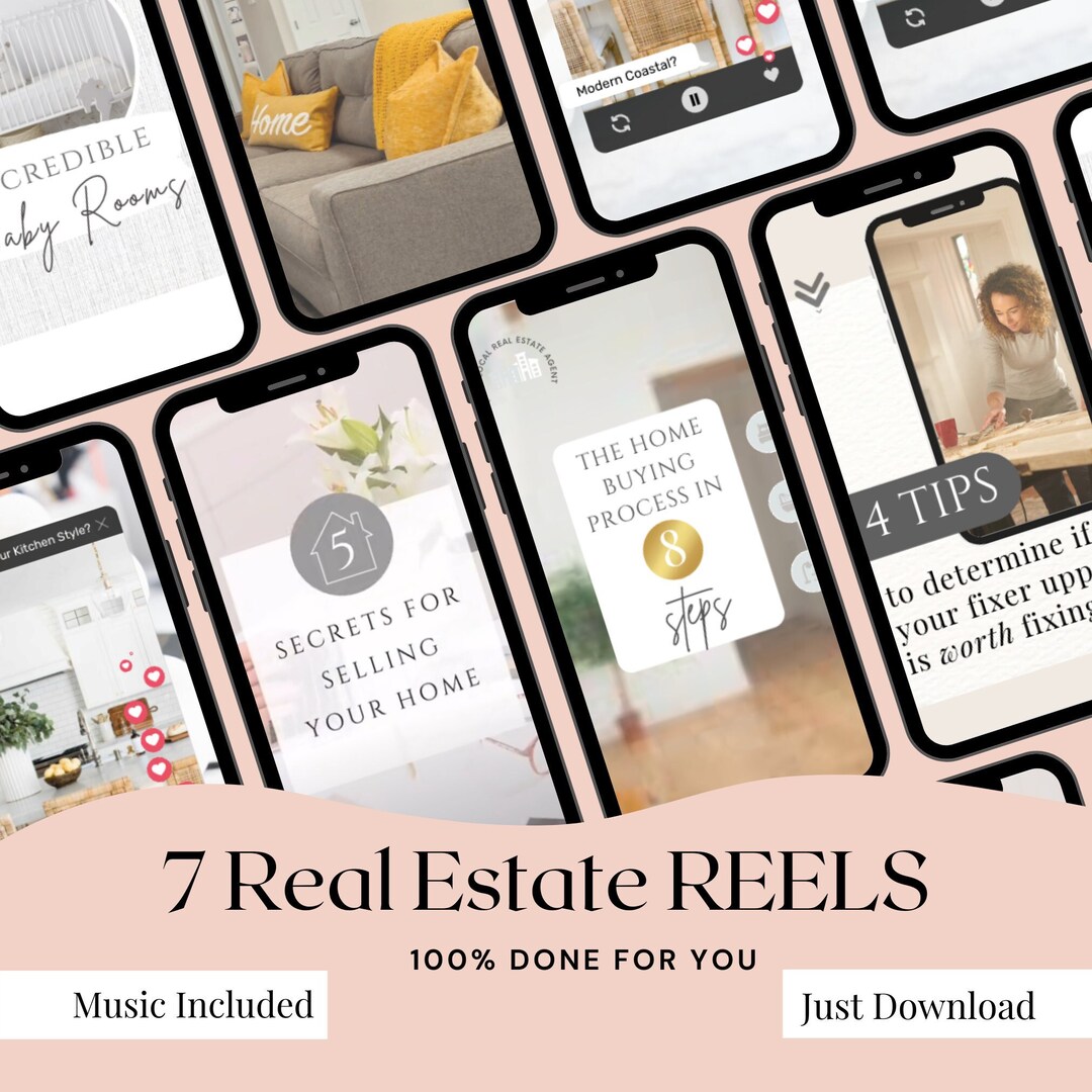 Real Estate Reels Buying Selling a Home, Buying a Home Video, Real