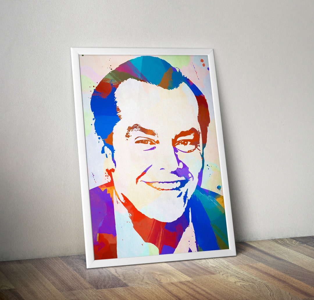 Jack Nicholson/jack Nicholson Poster/jack Nicholson Art/jack Etsy