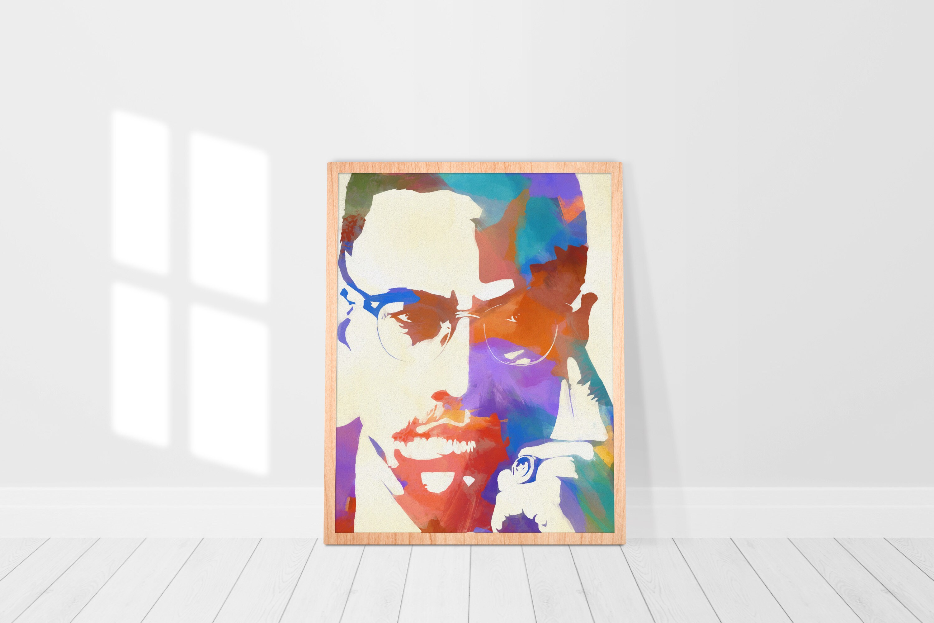 Malcolm X Wall X/civil Rights/civil Rights Etsy UK