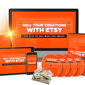 2024 PLR Etsy Shop VIDEO Course Bundle, Plr Digital Products to Sell on Etsy with Master Resell Rights, Plr Courses, Plr Video Courses Kit