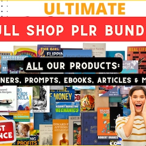 ALL Our PLR Products: PLR Planners, Plr eBooks, Plr Articles, Plr ChatGPT Prompts Plr Midjourney Prompts Mrr Plr Course Master Resell Rights
