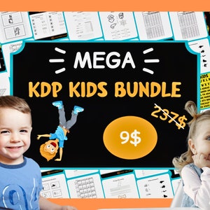 2024 ULTIMATE KDP Kids Bundle, PLR Digital Products Activity Book, Plr eBook Templates, Plr Bundle 1000 Pages, Master Resell Rights License image 1