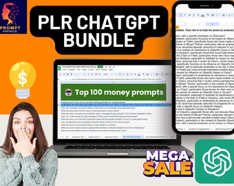 2024 PLR ChatGPT Prompts Bundle + VIDEO Courses | Master Resell Rights, Plr Digital Products, Plr Content, Ai Plr Bundle | 50% Off TODAY