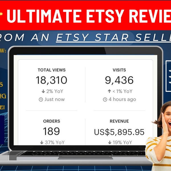 ULTIMATE Etsy Shop Review, Etsy Shop Audit, Etsy Shop Critique, Etsy Consultant, Etsy Consulting, Etsy Title, Etsy Tags, Etsy Description