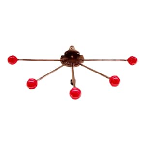 Vintage Wall-Mounted Folding Coat Rack - Space Age & Mid-Century Modern Style