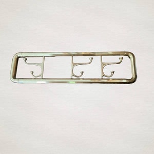 Vintage Brass Wall Coat Rack – Art Deco  Mid-Century Style