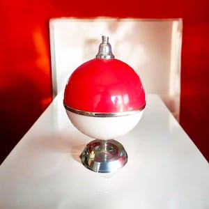 Vintage 70er Space Age Lampe - Futuristisches Design in Chrom und Acryl