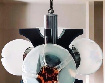 Mazzega Ceiling Lamp, Space Age Design from the 1970s