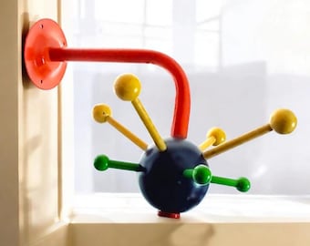 90s IKEA Mina Wall Hook: Multicolored Space Age Coat Rack - Etsy