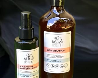 Premium Dog Sulfate Free Shampoo PH balanced Made In Australia Safe Vegan