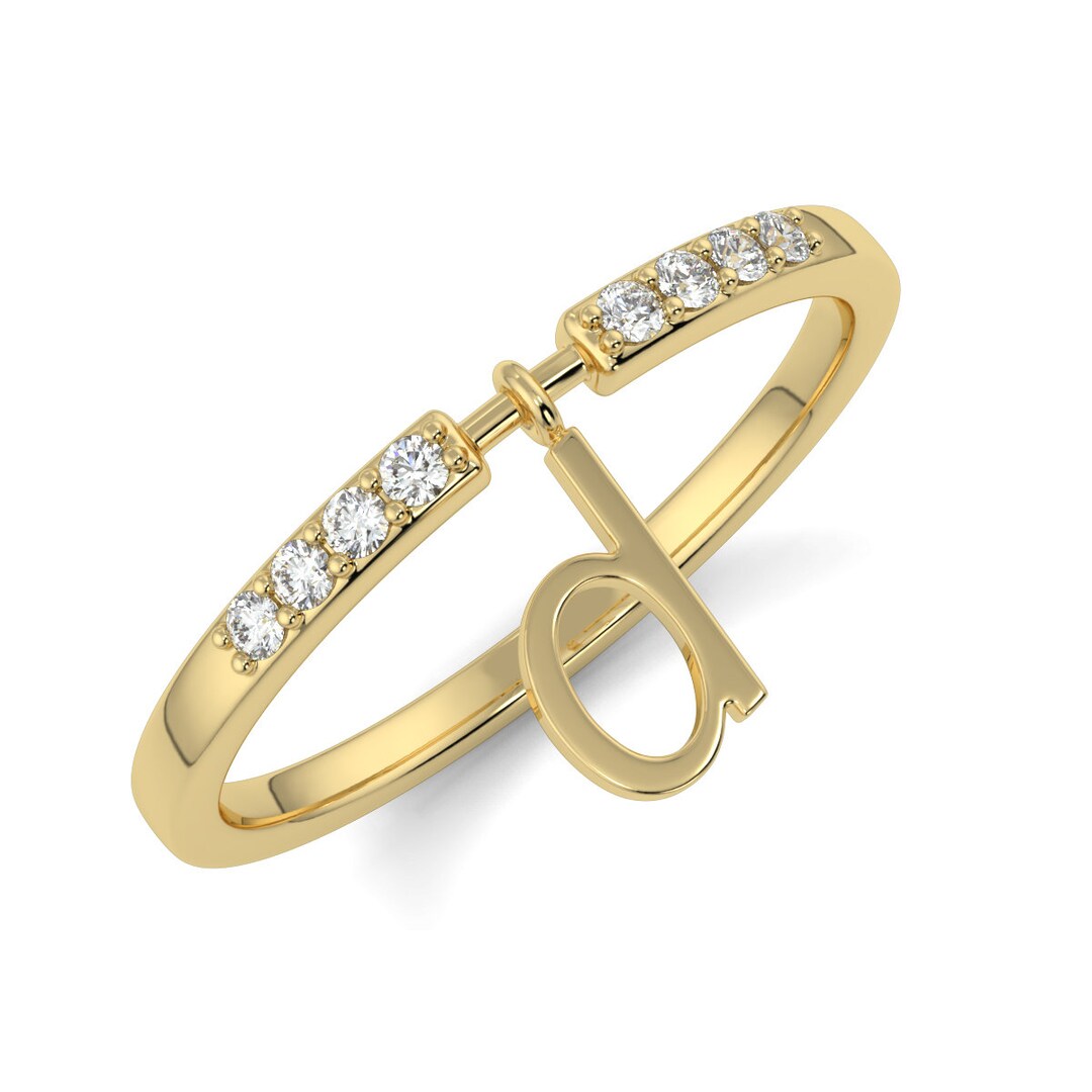 18K Gold Alphabet 