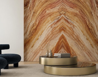 Bookmatch Travertine Marble Slabs: Luxury Wall Mural Decor