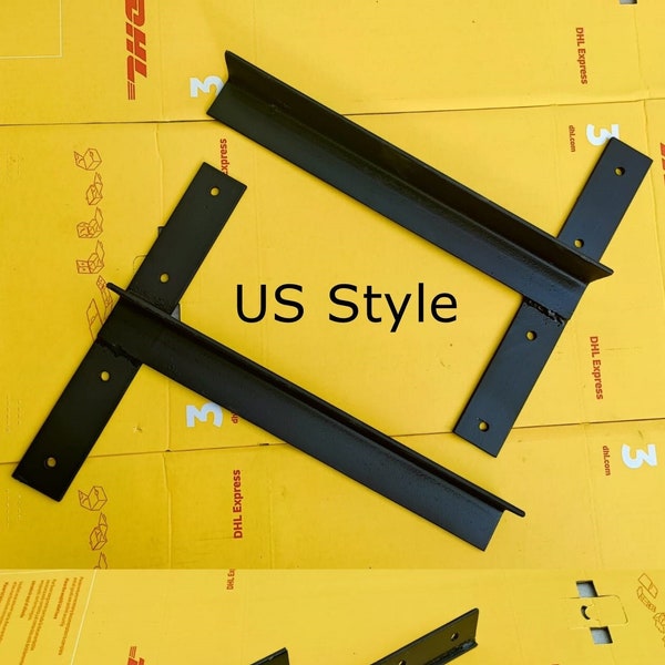 STEEL BRACKETS for Wall Mounted Marble Sinks Floating Sink Brackets Wall Mounted Sink Support Stud Support for Wall Mount Sink Block Wall