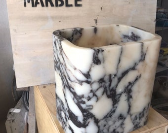 Calacatta Marble Basin for Custom Bathroom Vanities