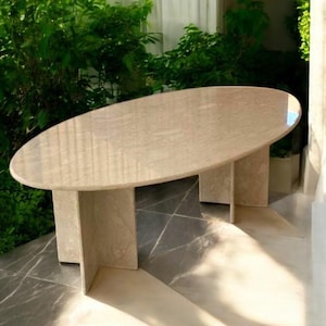 Travertine Dining Table Round Travertine Table with Legs Oval Dining Table Marble Dining Table