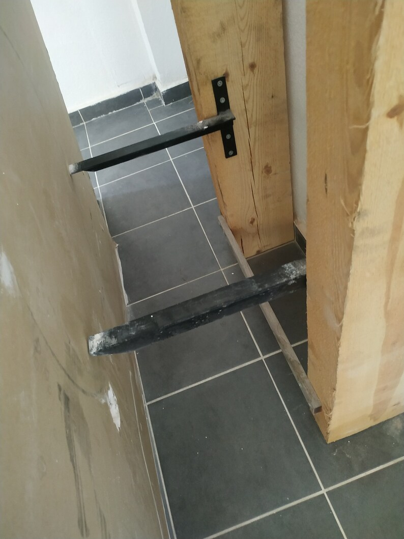 STEEL BRACKETS for Wall Mounted Marble Sinks Floating Sink Etsy