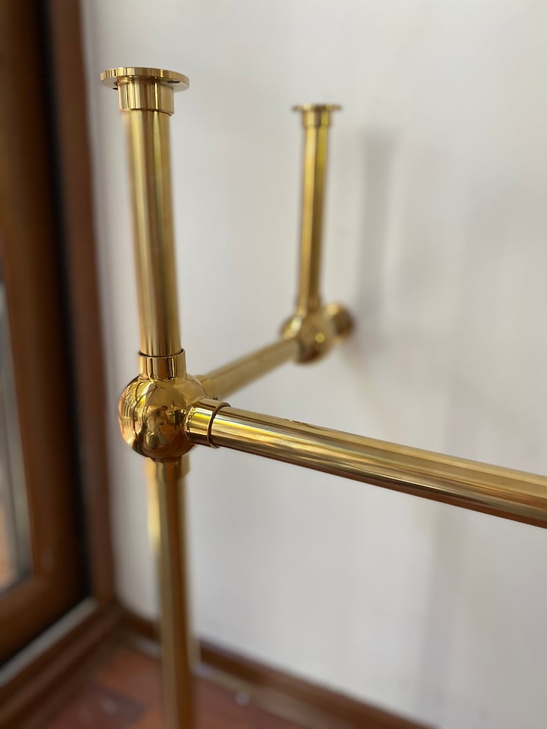 REAL BRASS Sink Legs Brass Sink Console Legs Custom Sink Legs Etsy
