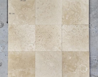 Lichte travertin, kruisgesneden, gezoete en gevulde wand- en vloertegel