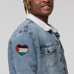Palestine Flag Embroidered Patch: Iron-On, Sew-On, or Pin
