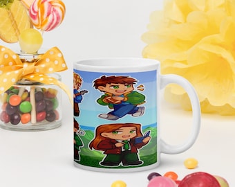 Stardew Valley Bachelors Ceramic Coffee Mug, Gamer Gift