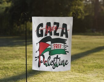 Salvar la bandera del jardín de Palestina libre de Gaza