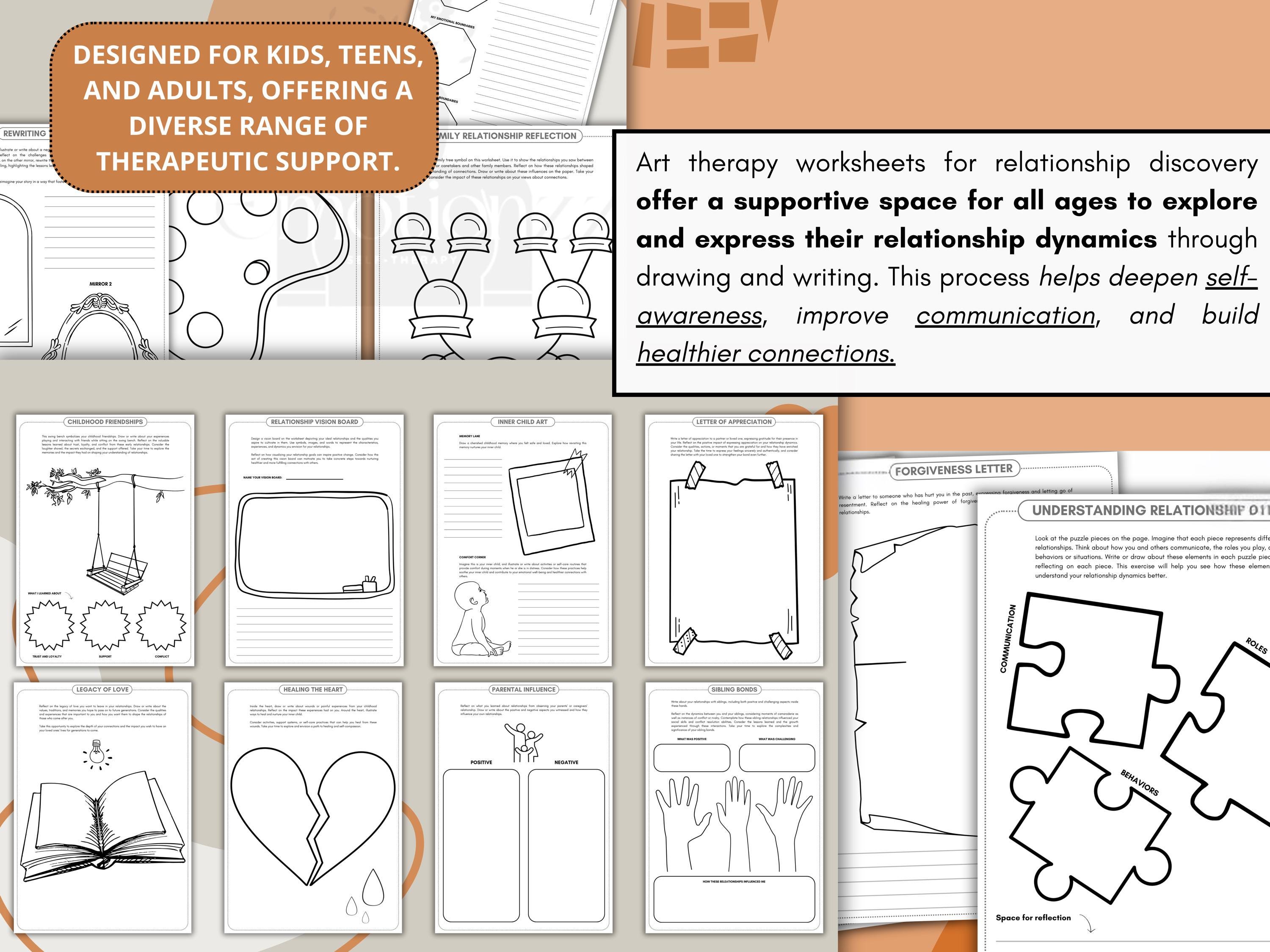 DBT art therapy bundle.