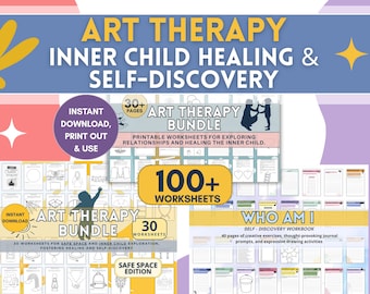 Hulpmiddelen voor beeldende therapie voor genezing van innerlijk kind, zelfopvoedingsoefeningen voor volwassenen, hulpmiddelen voor interne gezinstherapie, therapiebundel (pdf)