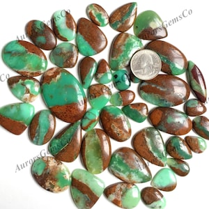 Lote de atacado de cabochão de crisoprase de qualidade superior, formas e tamanhos mistos, melhor crisoprase natural para joias e fabricação de artesanato DIY