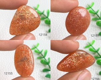 Sunstone Cabochon for Pendant making, Natural  Sunstone Gemstone, Jewelry Making and Craft Supplies, DIY, Handmade Jewelry,