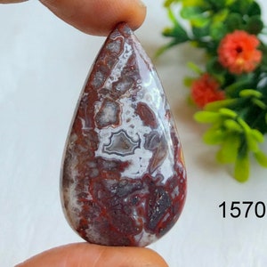 Verrückte Spitze Achat Edelstein Cabochon, Natürliche Halb Edelstein, Für Schmuckherstellung Handgemachter Cabochon, Wire Wrapped Anhänger